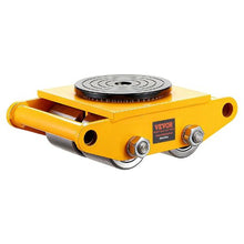Machinery Skate Dolly Heavy Duty Carbon Steel Machinery Moving Skate & 4 Carbon Steel Wheels and 360° Rotation Non-slip Cap