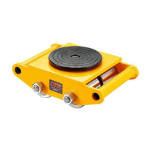Machinery Skate Dolly Heavy Duty Carbon Steel Machinery Moving Skate & 4 Carbon Steel Wheels and 360° Rotation Non-slip Cap