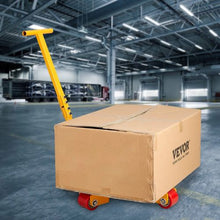 Machinery Skate Dolly Industrial Machinery Mover with HandleCarbon Steel Machinery Moving Skate  with 3 360° Swivel PU Wheels