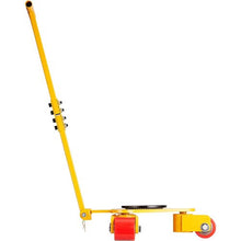 Machinery Skate Dolly Industrial Machinery Mover with HandleCarbon Steel Machinery Moving Skate  with 3 360° Swivel PU Wheels