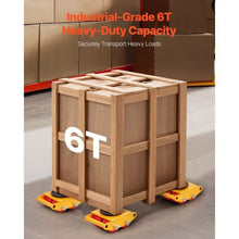 Industrial Machinery Mover Heavy Duty Carbon Steel Machinery Moving Skate with 4 PU Wheels and 360° Rotation Non-Slip Cap for Warehouse