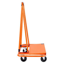 Drywall Cart Dolly Steel Panel Dolly with 4 Swivel Casters  Durable & Long-lasting  Panel Truck Cart with Tie-Down Strap