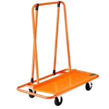 Drywall Cart Dolly Steel Panel Dolly with 4 Swivel Casters  Durable & Long-lasting  Panel Truck Cart with Tie-Down Strap