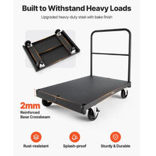 Drywall Cart Dolly -in-1 Steel Panel Truck Cart with 5 inch Swivel Casters 36 x 24 inch Platform Truck with 4 Side Handrails for Factory