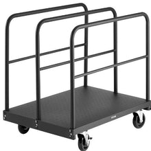 Drywall Cart Dolly -in-1 Steel Panel Truck Cart with 5 inch Swivel Casters 36 x 24 inch Platform Truck with 4 Side Handrails for Factory