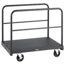 Drywall Cart Dolly -in-1 Steel Panel Truck Cart with 5 inch Swivel Casters 36 x 24 inch Platform Truck with 4 Side Handrails for Factory