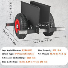 Panel Dolly Heavy-duty Drywall Mover Adjustable Clamp Panel Cart for Drywall Sheet All Terrain Moving Cart