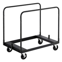 Drywall Cart Dolly Steel Panel Truck Cart with 5 inch Swivel Casters Lumber Drywall Dolly with with Tie-Down Strap & 3 Side Handrails for Factory