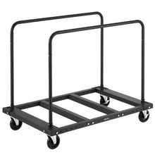 Drywall Cart Dolly Steel Panel Truck Cart with 5 inch Swivel Casters Lumber Drywall Dolly with Tie-Down Strap