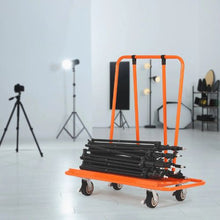 Drywall Cart 3000 LBS Panel Dolly Cart with 45.28" x 21.8" Deck and 5" Swivel Wheels Heavy-Duty Drywall Sheet Cart Handling Wall Panel