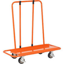Drywall Cart 3000 LBS Panel Dolly Cart with 45.28" x 21.8" Deck and 5" Swivel Wheels Heavy-Duty Drywall Sheet Cart Handling Wall Panel