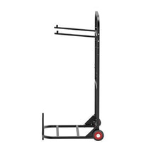 Folding Chair Rack 100 LBS Capacity Heavy-duty Chair Cart for Hanging 10 Chairs Multi-Function Metal Chair Storage Dolly with Rubber Wheels