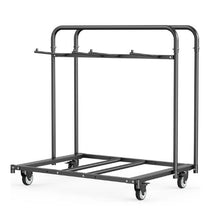 Folding Chair Rack Heavy-duty Chair Cart Chair Storage Dolly Chair Holder Swivel Casters and Locking Wheels