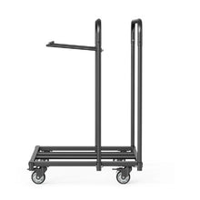 Folding Chair Rack Heavy-duty Chair Cart Chair Storage Dolly Chair Holder Swivel Casters and Locking Wheels