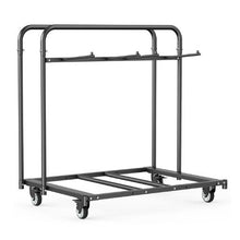 Folding Chair Rack Heavy-duty Chair Cart Chair Storage Dolly Chair Holder Swivel Casters and Locking Wheels