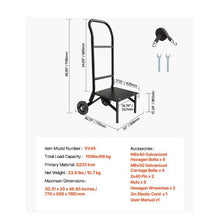 Folding Chair Rack 150 LBS Capacity Heavy-duty Chair Cart for Stacking 10 Chairs Multi-Function Metal Chair Storage Dolly with Rubber Wheels