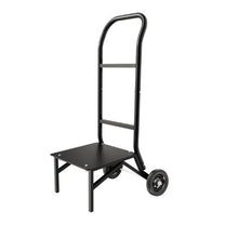 Folding Chair Rack 150 LBS Capacity Heavy-duty Chair Cart for Stacking 10 Chairs Multi-Function Metal Chair Storage Dolly with Rubber Wheels