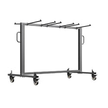 Folding Chair Rack 400 LBS Capacity Heavy-duty Chair Cart for 42 Chairs or 12 Tables Multi-Function Chair Storage Dolly with Rubber Wheels and Holders