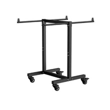 Folding Chair Rack 200 LBS Capacity Heavy-duty Metal Chair Storage Dolly with Rubber Wheels Multi-Function Chair Holder