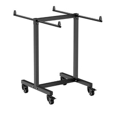 Folding Chair Rack 200 LBS Capacity Heavy-duty Metal Chair Storage Dolly with Rubber Wheels Multi-Function Chair Holder
