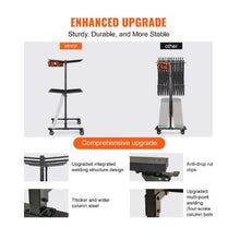 Folding Chair Cart Double Layer Mobile Stackable Chair Dolly Storage Rack Trolley with 530 Lbs Capacity to Store 84 Chairs Heavy Duty Iron Chairs Holder
