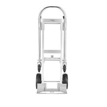 2 in 1 Hand Truck Convertible Hand Truck Dolly with Non-Slip Handle & Wheels Portable Trolley Dolly