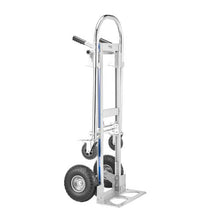 2 in 1 Hand Truck Convertible Hand Truck Dolly with Non-Slip Handle & Wheels Portable Trolley Dolly