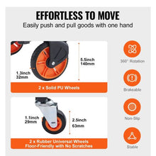 Aluminum Hand Truck 300 lbs Load Capacity Heavy Duty Industrial Convertible Folding Hand Truck and Dolly Utility Cart Converts from Hand Truck to Platform Cart with Rubber Wheels