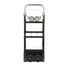 2 in 1 Folding Hand Truck 500 lbs Load Capacity Convertible Hand Truck Dolly with Wheels & Adjustable Handle