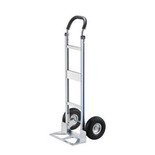 Hand Truck 500 lbs Load Capacity Heavy-Duty Hand Truck Dolly with Non-Slip Wheels & Handle Aluminum Alloy Portable Trolley Dolly with Tie-down Strap