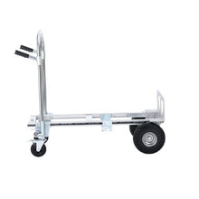 Aluminum Folding Hand Truck Heavy Duty Industrial Collapsible cart Dolly Cart with Rubber Wheels for Transport and Moving in Warehouse