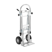 Aluminum Folding Hand Truck 4 in 1 Design 1000 lbs Capacity Heavy Duty Industrial Collapsible cart Dolly Cart with Rubber Wheels for Transport