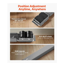 Heavy Duty Appliance Rollers 330 lbs Load Capacity Furniture Dolly Mobile Roller with Adjustable Base for Washer and Dryer Gray