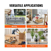 Furniture Dolly 1000 lbs Each Load Capacity Heavy Duty Hardwood Furniture Moving Dolly Moving Cart with Wheels for Heavy Furniture