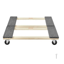 Furniture Dolly 1000 lbs Each Load Capacity Heavy Duty Hardwood Furniture Moving Dolly Moving Cart with Wheels for Heavy Furniture