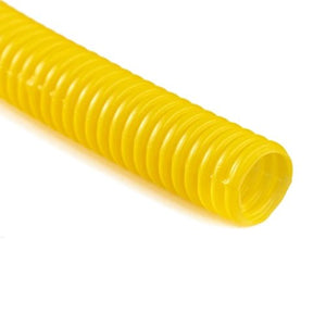 1/2 Inch Flexible LDPE NON Split Loom Tubing Yellow 100FT