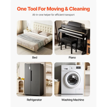 Furniture Dolly Heavy Duty Furniture Movers with Wheels Carbon Steel Panel Dual-Row & Eight-Wheel Structure Furniture Lift Slider Tool Set