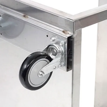 3 Shelves Stainless Steel Stock Cart Jamco Capacity, 48"L x 24"W x 35"H 1200 lb XA248U5