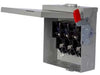600A 240VAC 250VDC 4 Wire General Duty Safety Switch GF326N