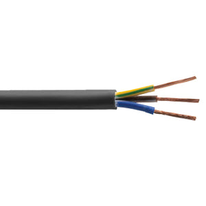 1.5mm 3 Core BC PVC Insulated H05VV-F 300/500V Sheathed Flexible Cable
