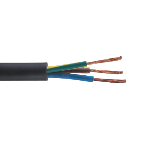 10mm 5C Stranded Bare Copper Unshielded EPR PCP 450/750V H07RN-F Flexible Cable