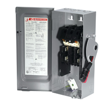 30A 250V 2 Pole Steel Heavy Duty Indoor Safety Switch H221N