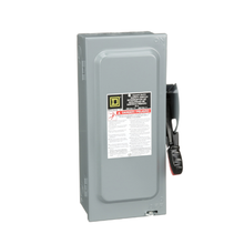 30A 250V 2 Pole Steel Heavy Duty Indoor Safety Switch H221N