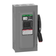 60A 240VAC 250VDC 2 Pole Heavy Duty Indoor Safety Switch H222N