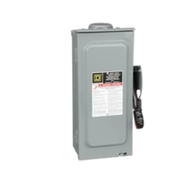 60A 240VAC 250VDC NEMA 3R Heavy Duty Safety Switch H322NRB