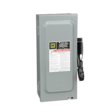 60A 250VDC 3 Pole Heavy Duty Indoor Safety Switch H322N