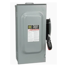 60A 600V 3 Pole Heavy Duty Indoor Safety Switch H362NRB