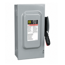 60A 600VAC 15HP  Steel Heavy Duty Indoor Safety Switch H362N