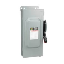 100A 600V 3 Pole Steel Heavy Duty Safety Switch H363AWK