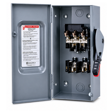 600V 100A 3 Pole NEMA 1 Steel Heavy Duty Indoor Safety Switch H363